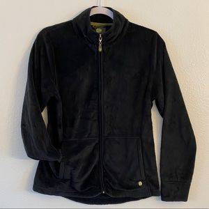 Ultra Soft Faux Fur Fleece Zip Up Jacket